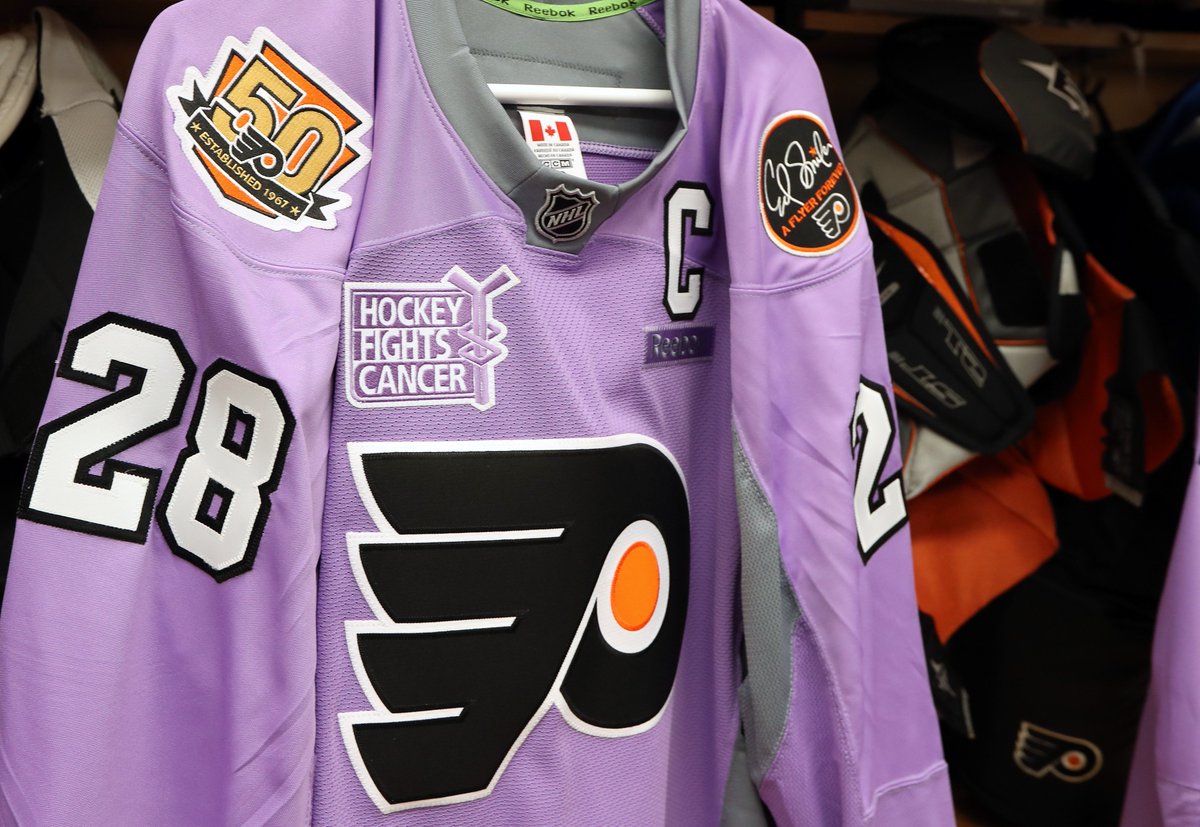 purple philadelphia flyers jersey