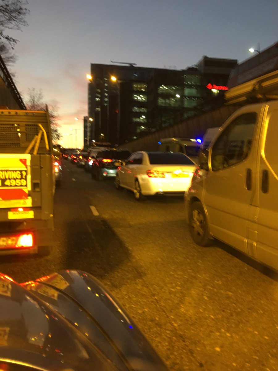 Emergency vehicles trying to respond trapped in traffic gridlock created by the traffic displacement from the Tavistock Place cycle scheme