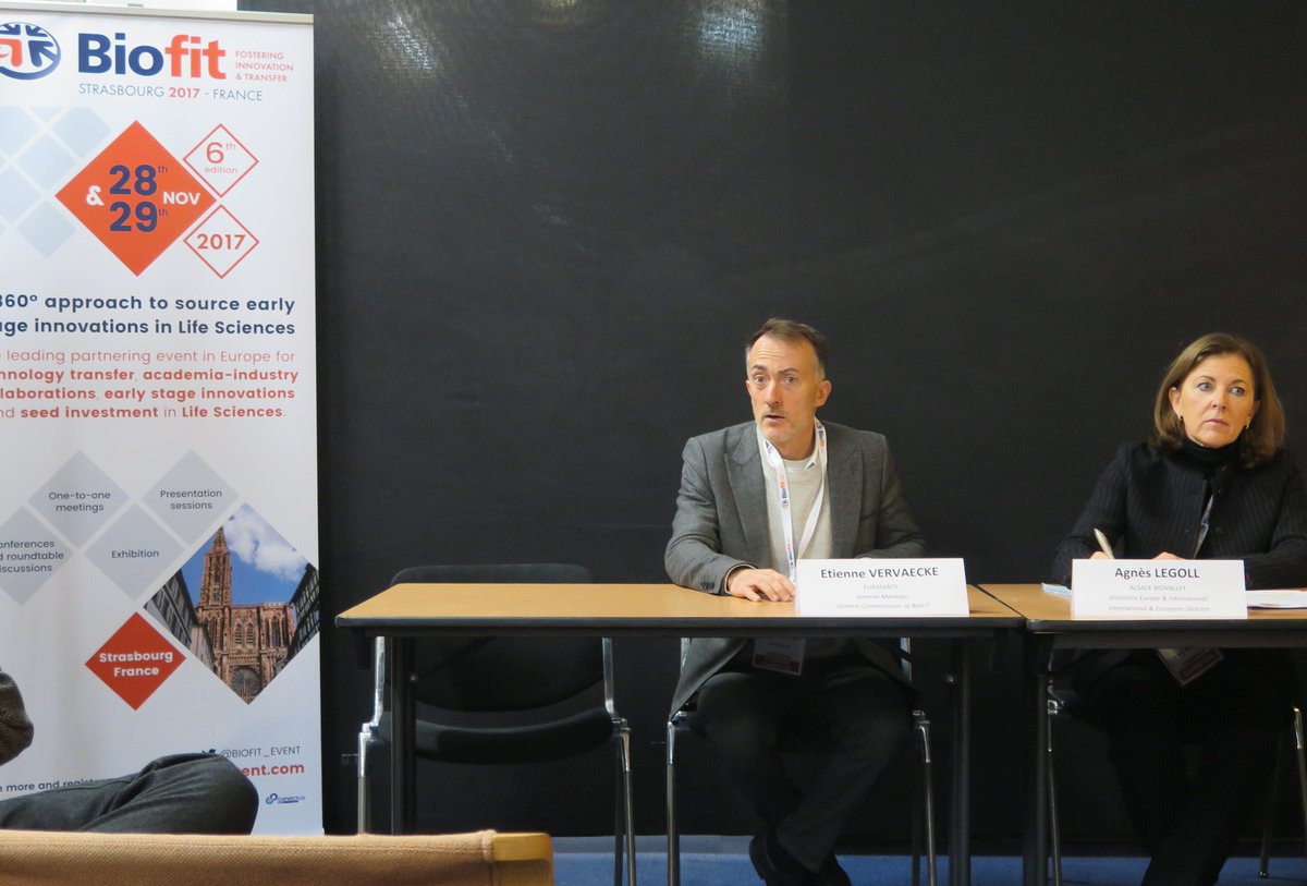 La 5e édition de #bioFit a ouvert ce jour. 1300 participants de 30 pays. L'orientation #seedcapital s'accentue <a href="/LilleGrandPalai/">Lille Grand Palais</a> @Eurasante