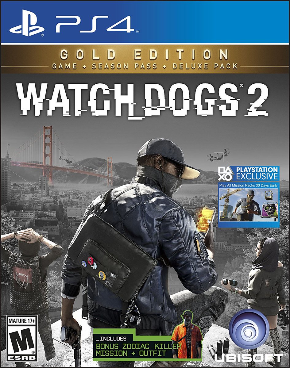 ETechshoppingOL's tweet photo. Watch Dogs 2: Gold Edition (Includes Extra Content + Season Pass subscription) - PlayStation 4 $84.99 #WatchDogs2 
https://t.co/FIN0LY2lDM https://t.co/6dfPeXTtVo
