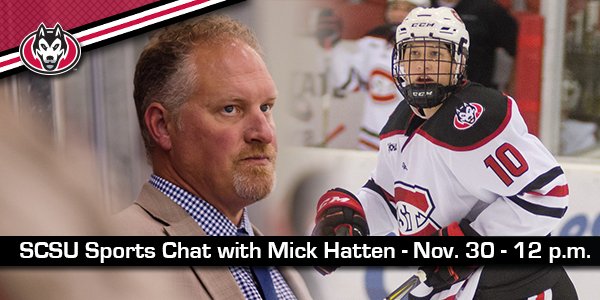 SCSUHuskies_WHK's tweet photo. Don't miss @CoachEricRud and #SCSUWHK Jr. D Emma Turbyville at the SCSU Sports Chat with @MickHatten—today at noon at @HowiesStCloud. https://t.co/XA2SjK0ho3