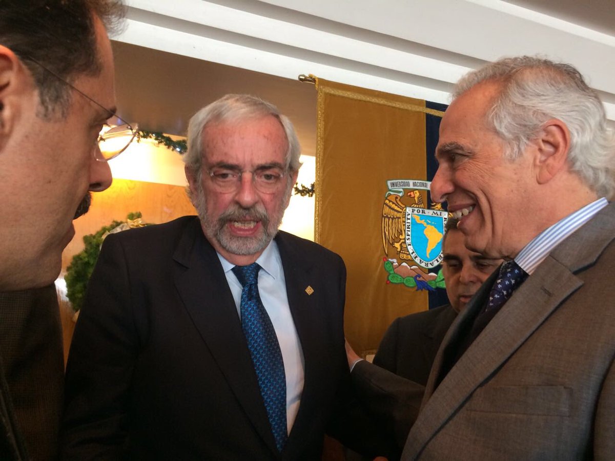 Fundacion_UNAM's tweet photo. Reunión de @SEFCAUNAM en presencia del rector, Dr. Enrique Graue, el Pdte #FundaciónUNAM @MeadeD y el director de @FCAUNAM1 Dr. Alberto Adam https://t.co/D26w9gZom1