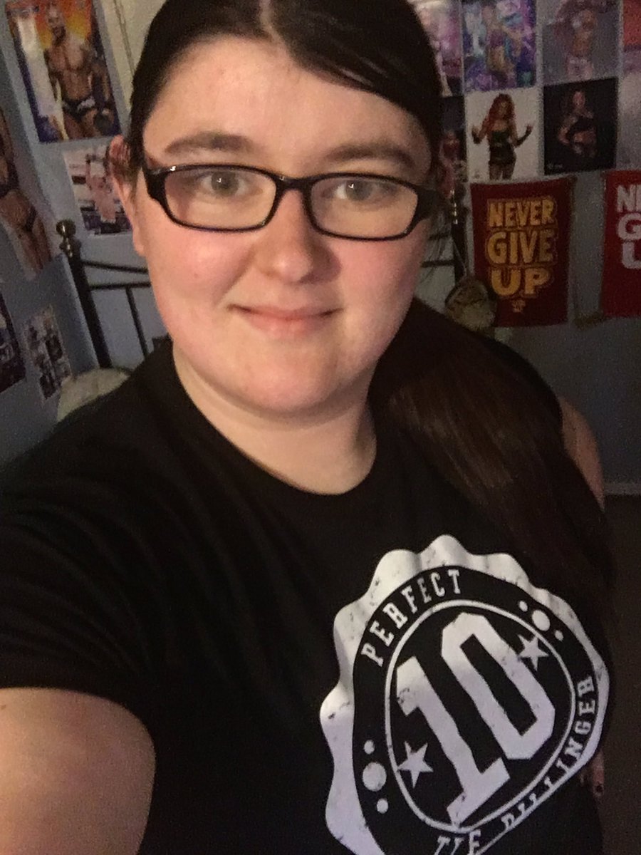 CEvansTrumpetNV's tweet photo. Look What finally came @WWEDillinger my fav number ever #prefect10 🙌🏻 https://t.co/E0W7rCg6cy