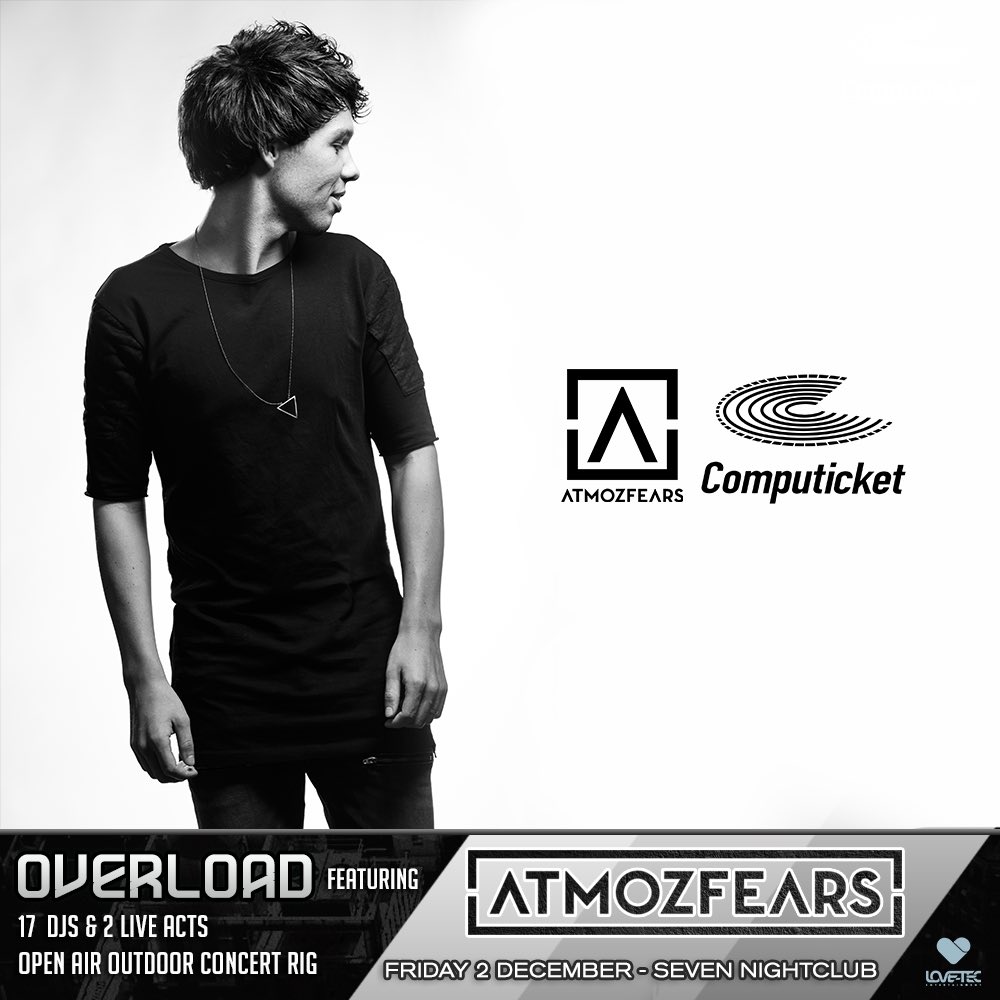 Beat the FOMO to see international DJnicon <a href="/Atmozfears/">atmozfears</a> live in Durban on Friday night! Tickets are flying, get yours now from Computicket!