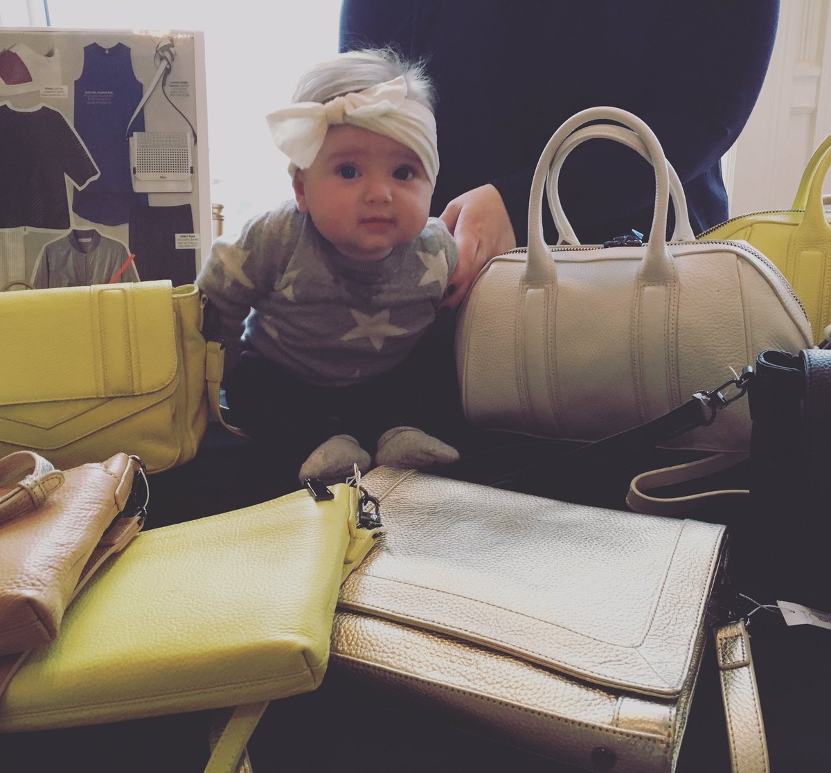TorregrossaLtd's tweet photo. Margaret's 1st day selling @torregrossaltd handbags @trumpgolfcoltsneck Holiday Bazaar #shopsmall https://t.co/AKHZHnITJ3