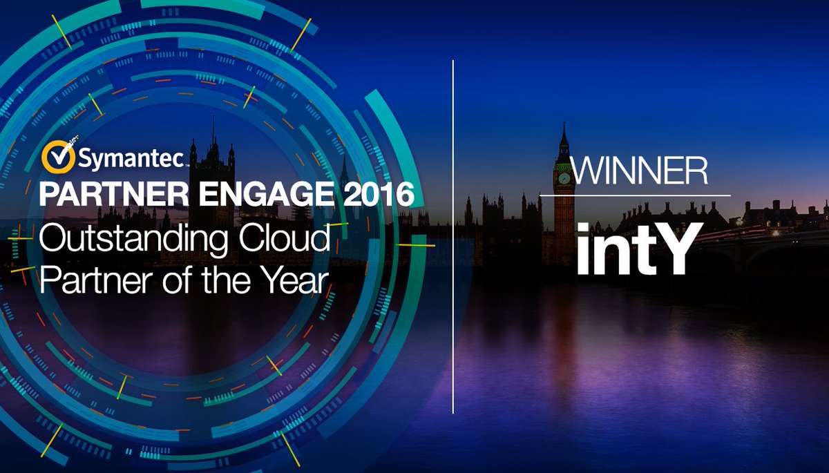 SymantecEMEA's tweet photo. #PartnerEngage: And the winner is… Congratulations @intYLtd. https://t.co/LXG5nLbr3B