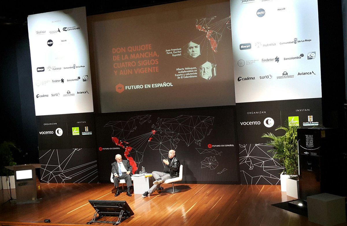futuroenespanol's tweet photo. Don Quijote es una obra populista, pero esto no debe tomarse como algo despectivo: @jfferre62
#FEE16 https://t.co/CdnlrIIwn9