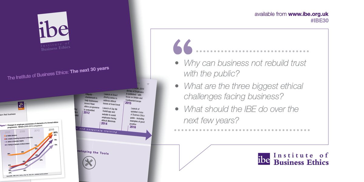IBEUK's tweet photo. This may be the end of #ethicsmonth, but here is our outlook for the future of #businessethics
https://t.co/bjF2Qm1fTl
#30daysofethics https://t.co/CunjQSIe5T