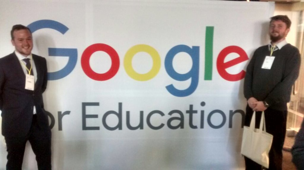 TheEdronAcademy's tweet photo. Congratulations Mr Leach and Mr Gosden! #GoogleEdu #EdronPride #ExcellentEdron https://t.co/P9zo2Pnut1