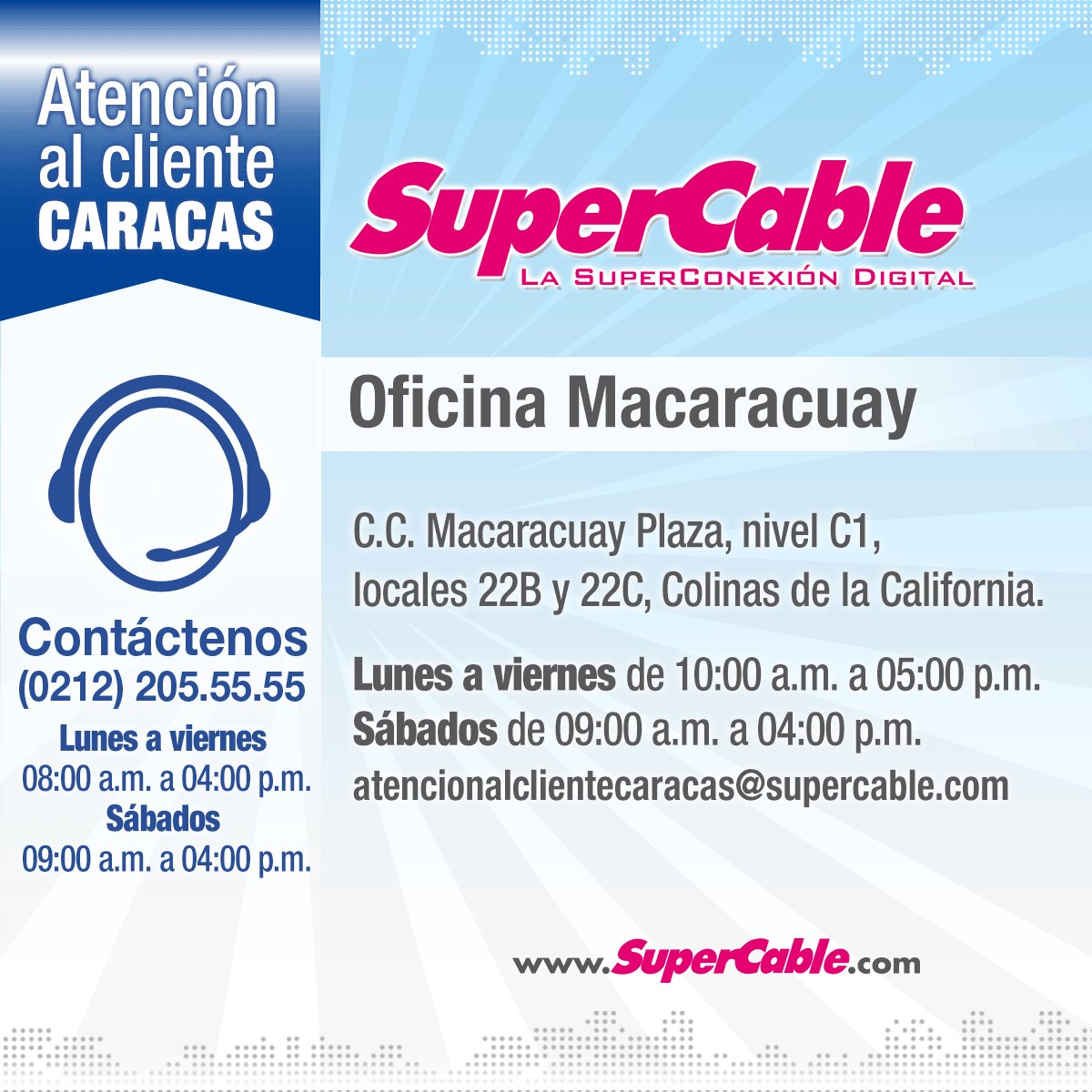 Canales de #ATC #Macaracuay