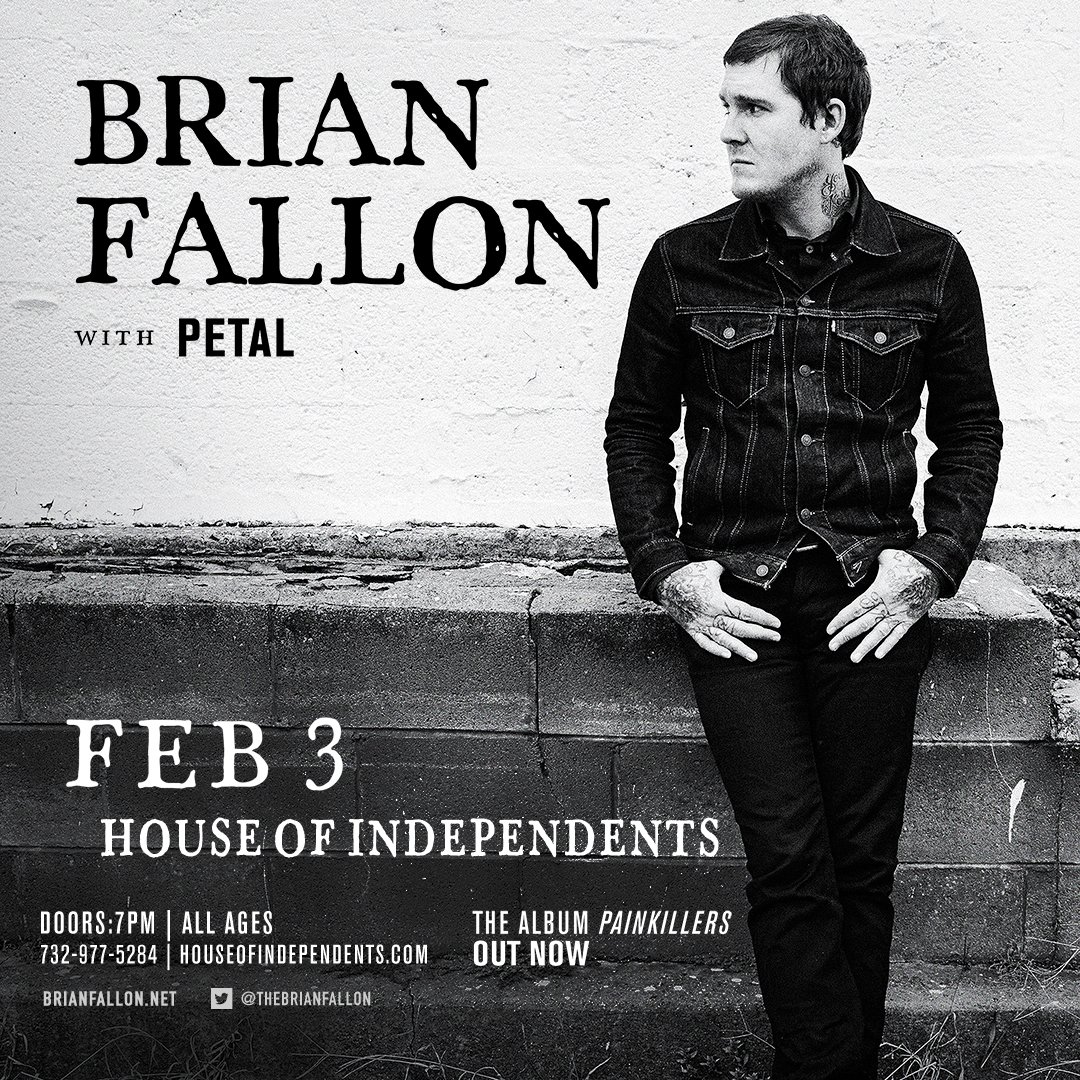 HOIAsburyPark's tweet image. JUST ANNOUNCED: @thebrianfallon is coming to House on Friday, Feb 3rd! Tickets go on sale this Friday at 12PM! #asburypark #nj #brianfallon