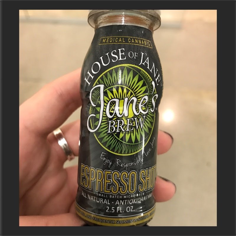 Why Not Start Your Day With a #JanesBrew Espresso Shot?! All Natural Ingredients. Small Batch Microbrew. Yummmm! #cannabiscommunity #coffee