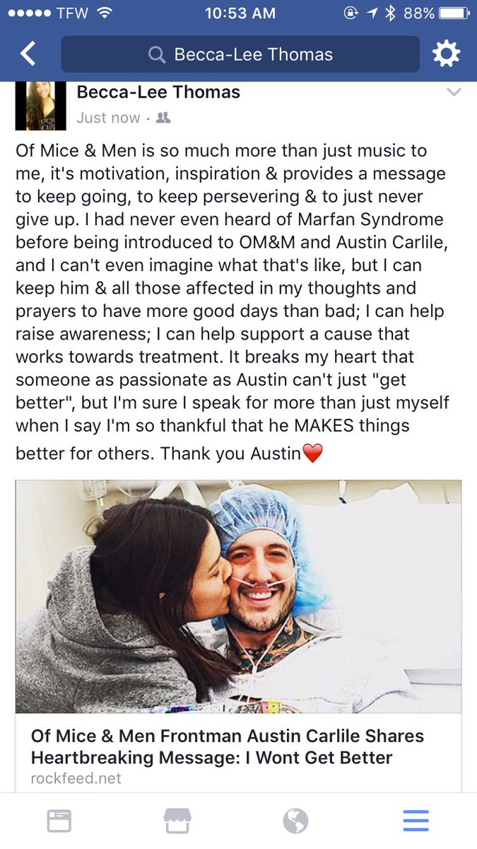 beccalee2014's tweet photo. @austincarlile you're always be in my thoughts &amp; prayers for more good days than bad❤️@OM&amp;M is what keeps me going❤️ https://t.co/BKJX94sbWS