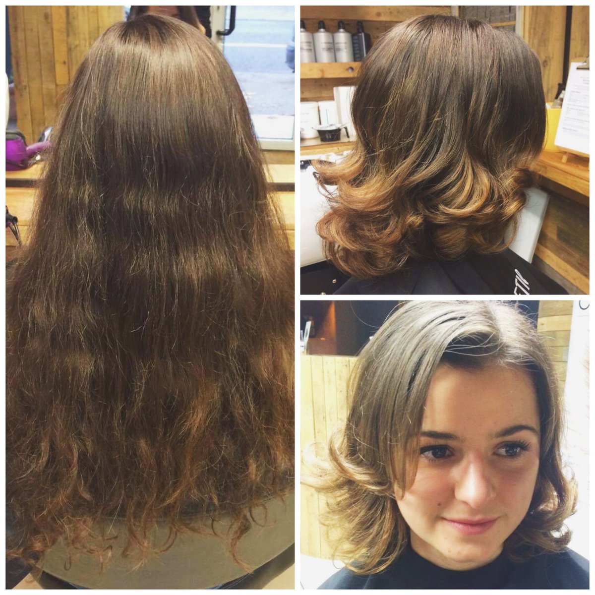 Bored with your long #hair? Call @ (01) 490 7178 for new #hairstyle #theworkssalon #labiosthetique #crueltyfree #happyclient #beforeandafter