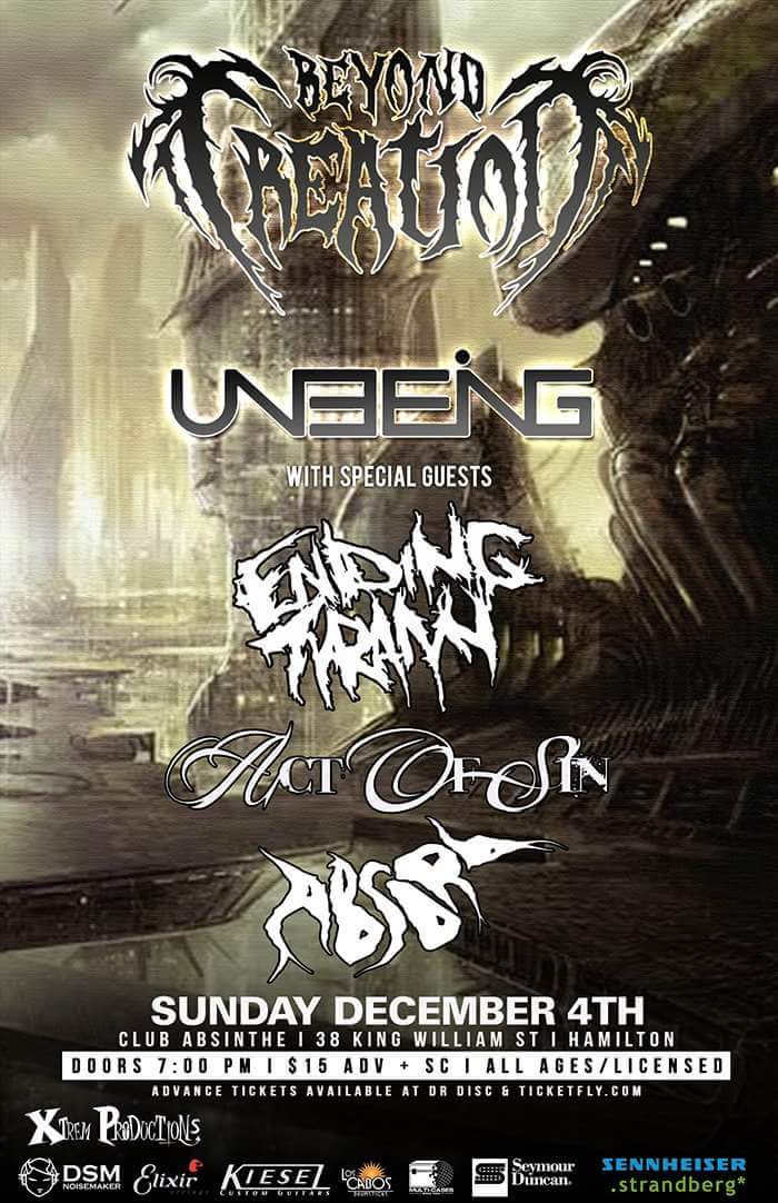 Sunday @beyondcreation1 are in town. Will you be there? ticketf.ly/2cPuOjA <a href="/hvymtlhamilton/">Heavy Metal Hamilton</a> <a href="/BraveWords666/">BraveWords - Where Metal Lives!</a>