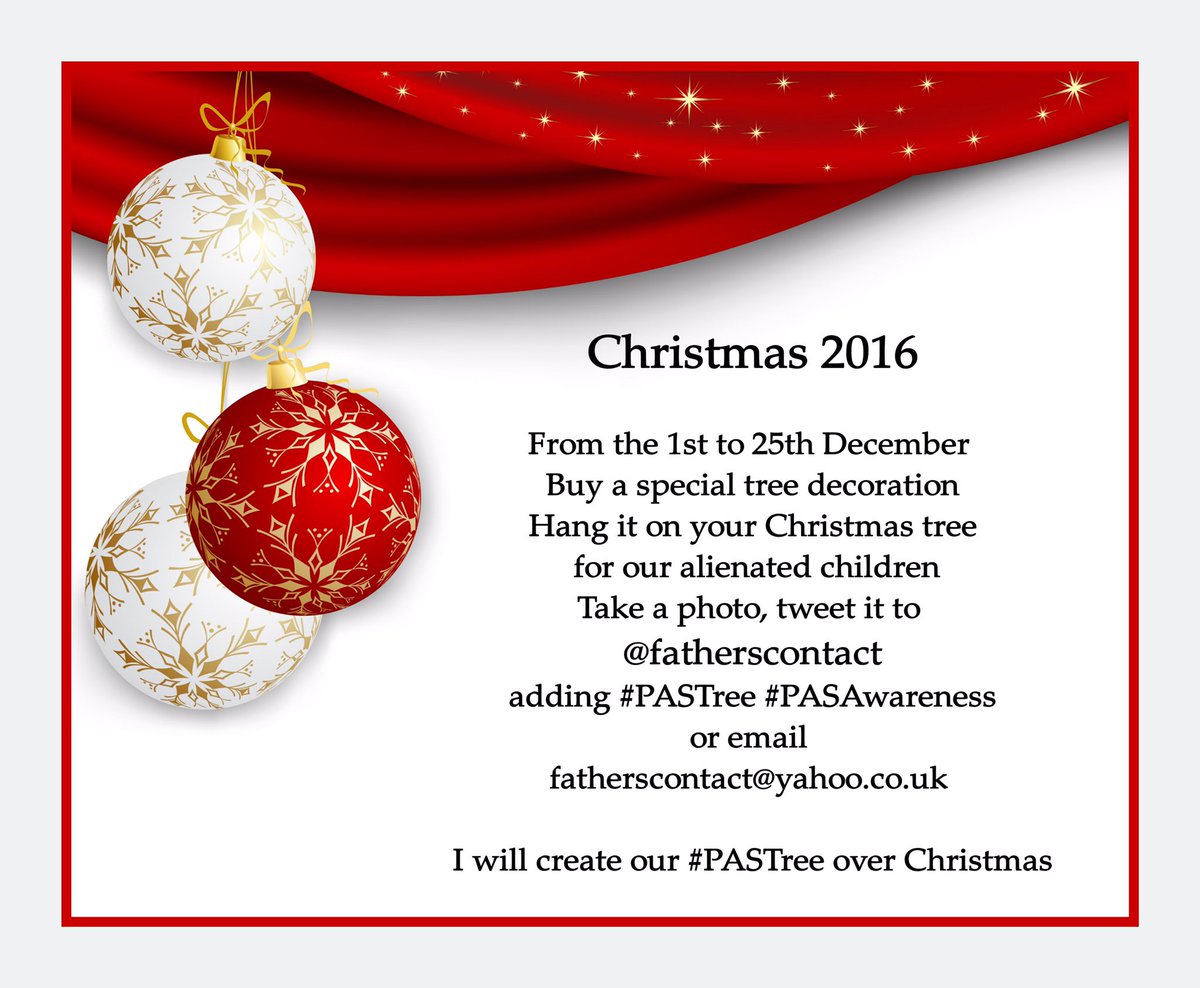 fatherscontact's tweet photo. #PASTreeofLove and #PASAdvent calendar starts tomorrow folks for #PASAwareness Be a part of the new #PASCollage Everyone welcome to join in! https://t.co/Xmx3VCmuDY