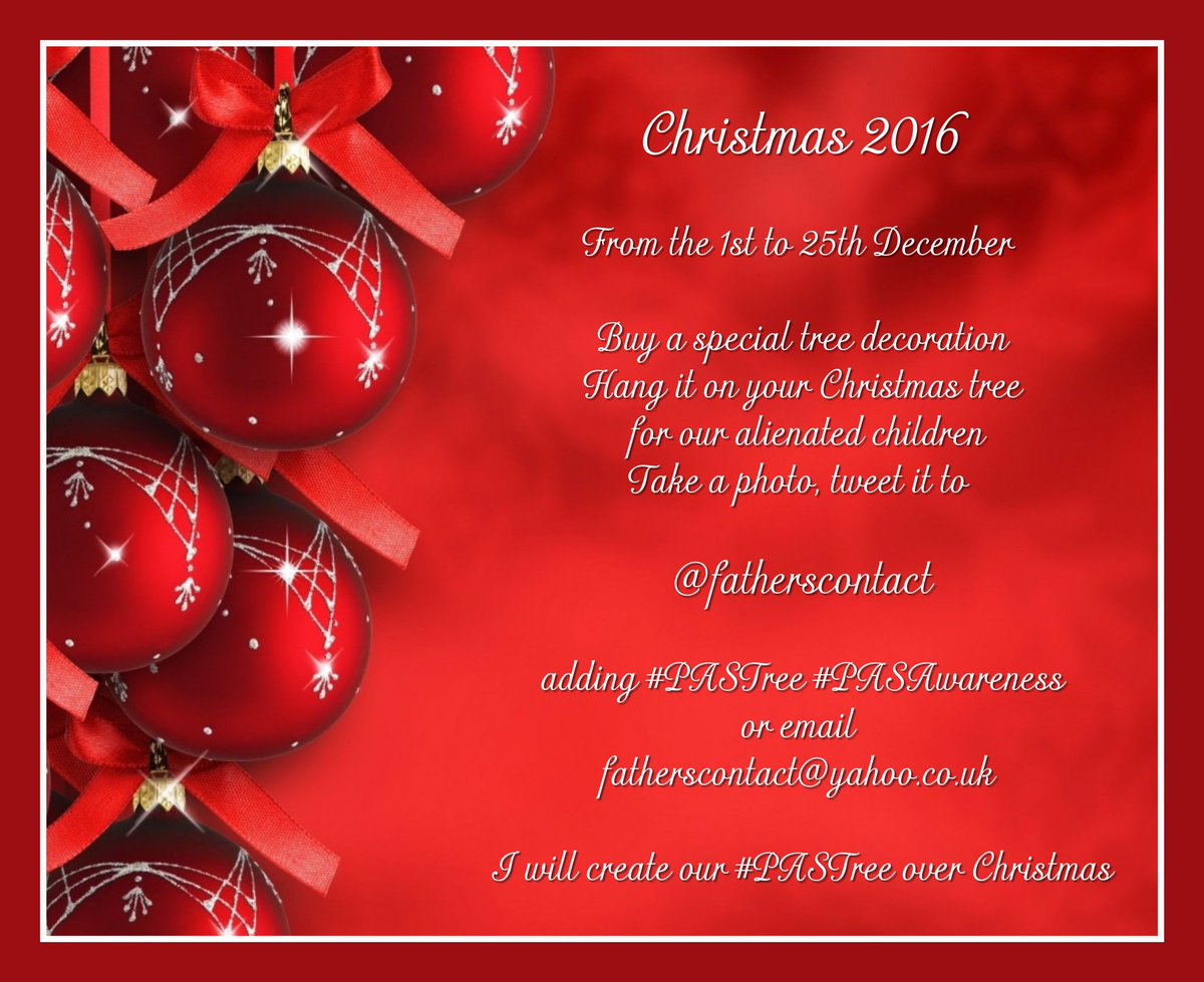 fatherscontact's tweet photo. #PASTreeofLove and #PASAdvent calendar starts tomorrow folks for #PASAwareness Be a part of the new #PASCollage Everyone welcome to join in! https://t.co/Xmx3VCmuDY