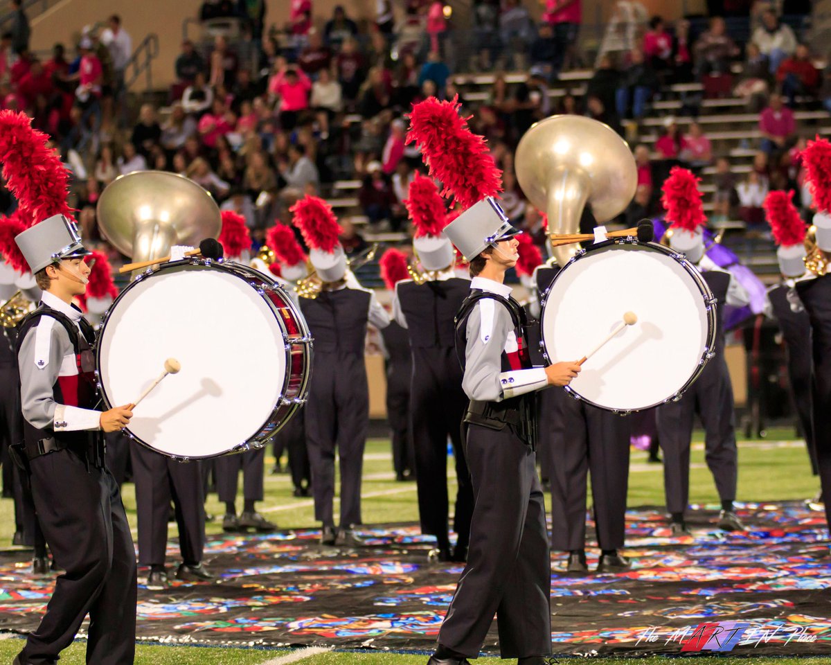 TheMartinPlaceJ's tweet photo. #Drumline &amp; #Tuba pics from the Boyd vs Plano halftime show shot from the visitors side. Check them out at https://t.co/Ff2RrHq8eW #mckboyd https://t.co/4NKY7qNxWg