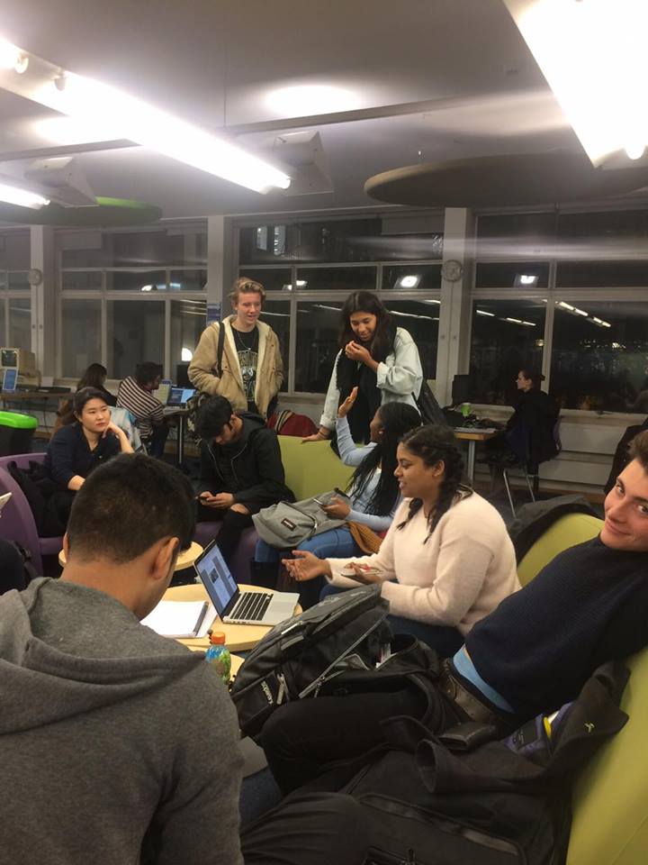 Exclusive: BioSoc are in session at aldrich library, discussing plans for your christmas party!