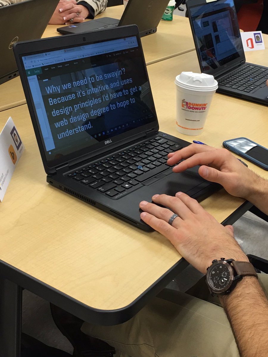 FredaWilliams's tweet photo. Admin #MIE training included @Skype w/Kinders @KarinaBailey class and @sway #MIEExpert #WeAreCCSD #MysterySkype w/ @sandiadams https://t.co/xnMw5sdS2L
