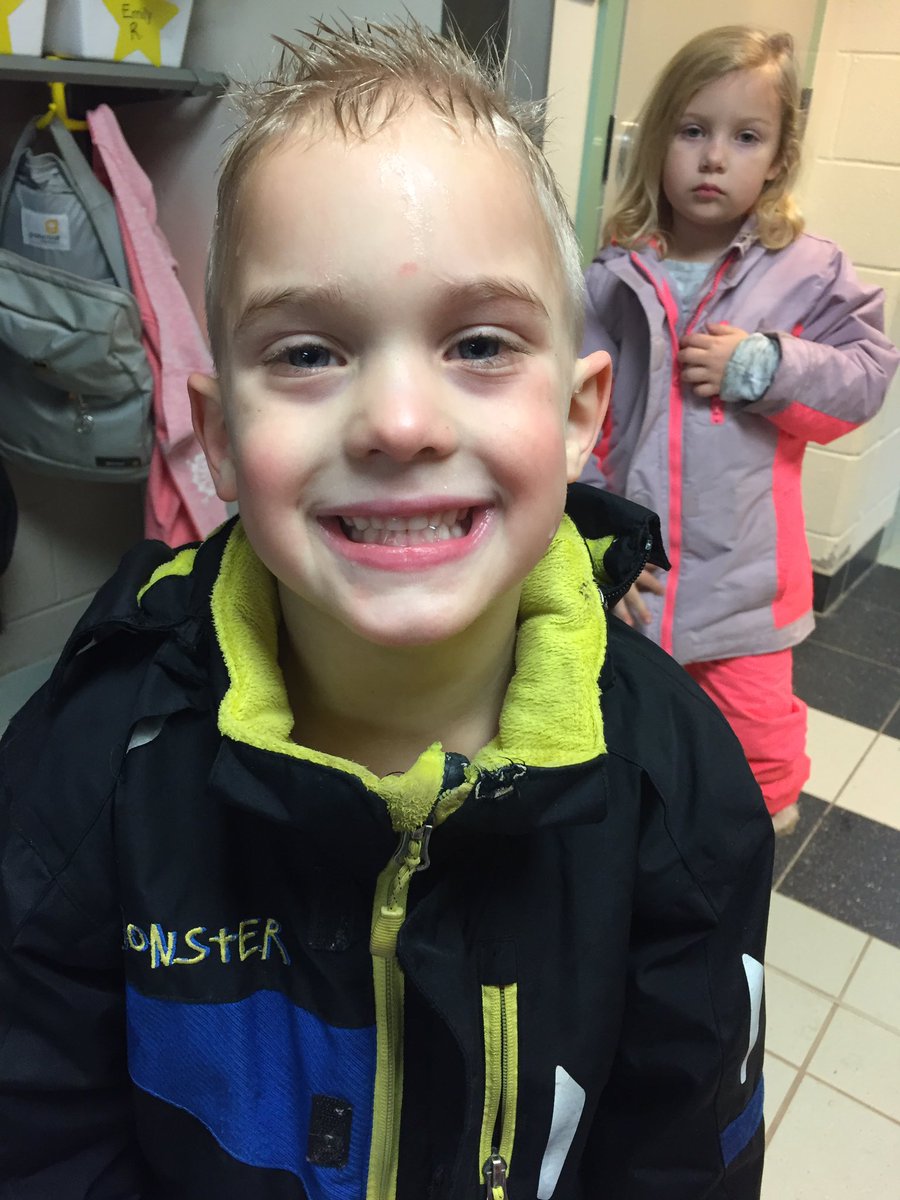 K2Wellesley's tweet photo. A little rain never hurt! We are wet, but we are smiling! Make sure to always dress for the weather!  #weloverain ☔️💧 https://t.co/52GiP1kMis