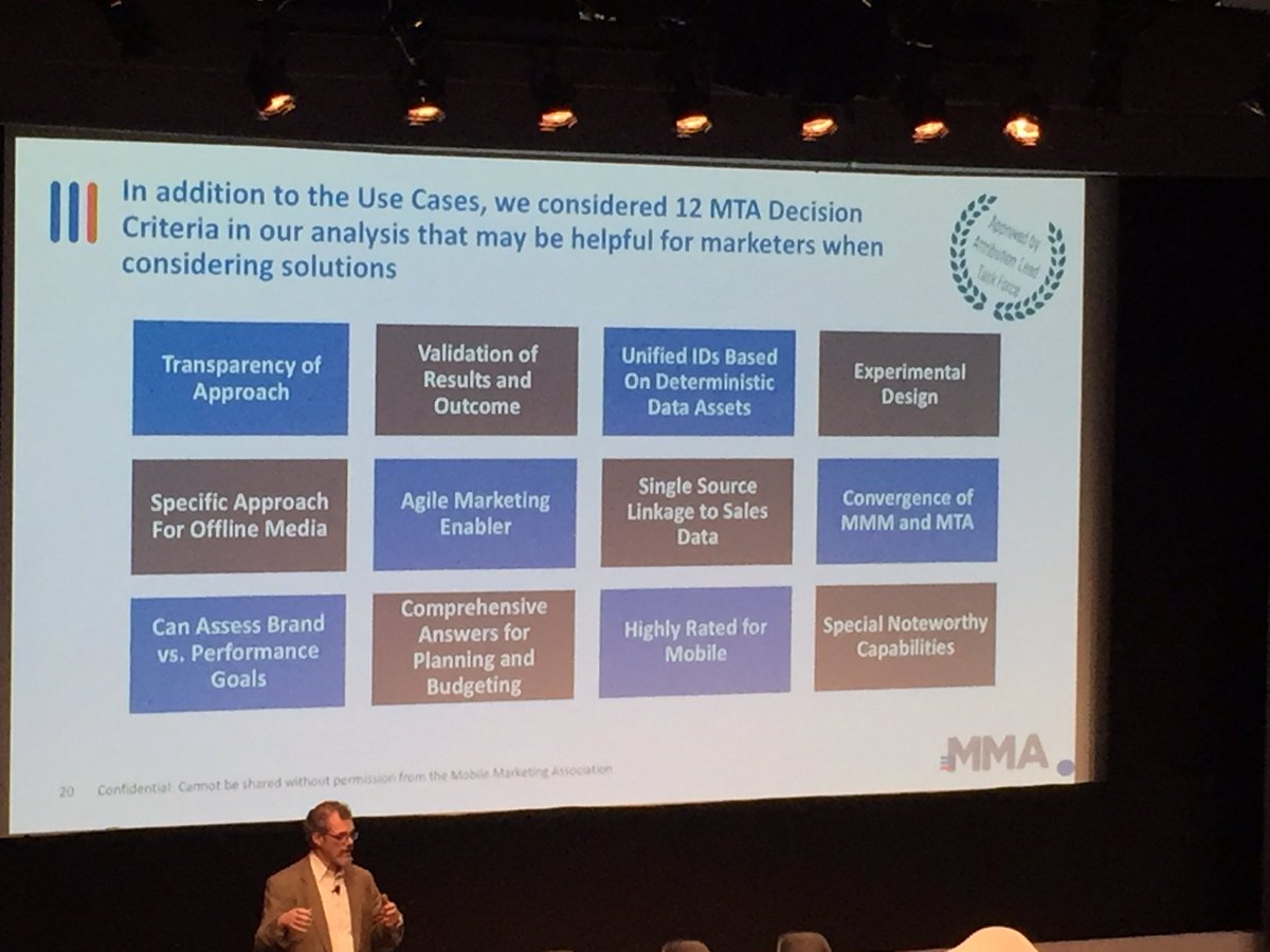 LisaCourtade's tweet photo. Structured content and guidance for #MTA #mrx in attribution modeling from @joelrubinson and @MMAglobal #attribution2016 https://t.co/9fJpvm8Nux