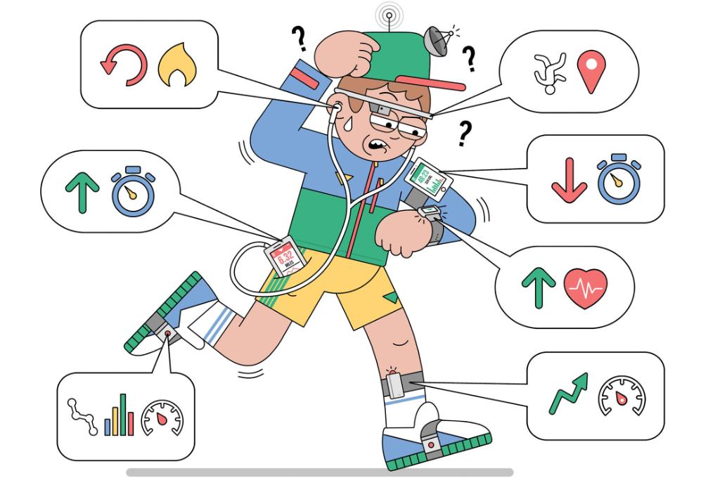 runnersworld's tweet image. Avoid data override by paying attention only to the important ones and ignoring the rest. spr.ly/60148JzHn