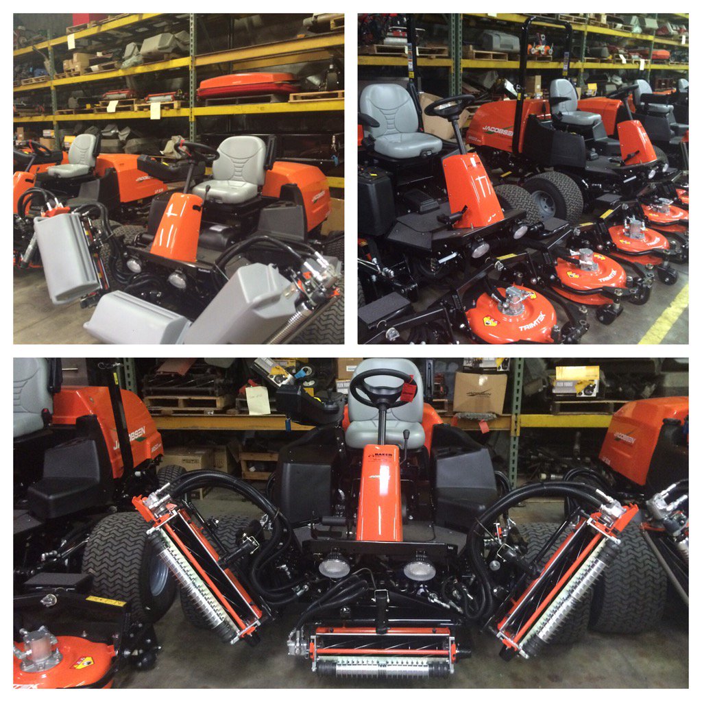 CICGolf's tweet photo. New for 2017 @JacobsenTurf have arrived.  4 fairway and 3 rough....#greatcut https://t.co/DCkjFE5n6A