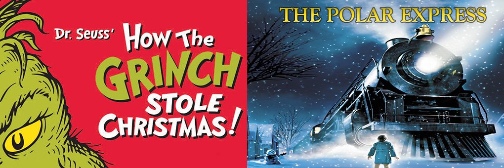 Join us on Saturday, December 17 at 1 pm for our FREE Holiday Movie Screenings of How the Grinch Stole Christmas and The Polar Express!