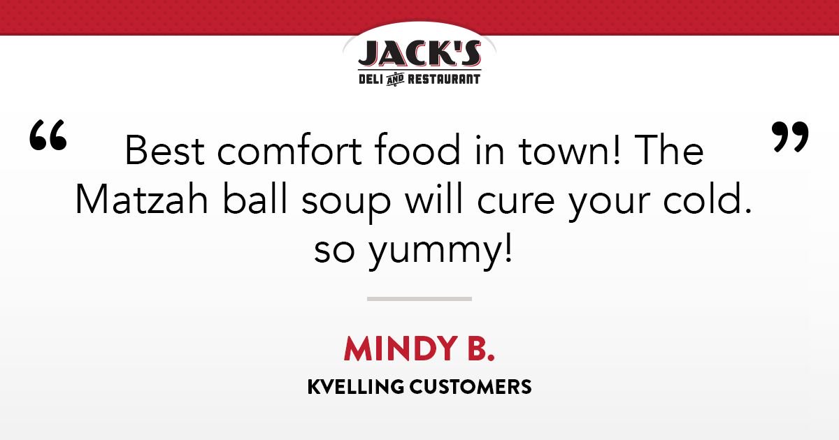jacksdelicle's tweet photo. We're not doctors over here, but our homemade soups have certainly been known to cure colds!
#JacksDeli #KvellingCustomers #CLEfoodies #CLE https://t.co/wq1pwSobzx