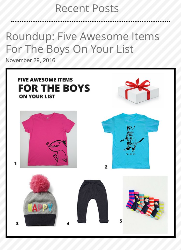 Thanks for the shout out <a href="/quirkiekids/">Martine Zoer</a>! Check us out on their latest gift guide for the boys on your list!
quirkiekids.com/single-post/20…
