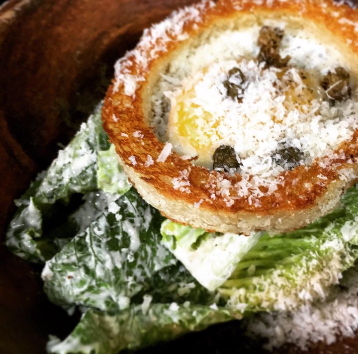 theredheadnyc's tweet photo. Welcome back Caesar! #theredheadnyc #eastvillage #eeeeeats #caesarsalad #forkyeah https://t.co/pVsrPNJ12I