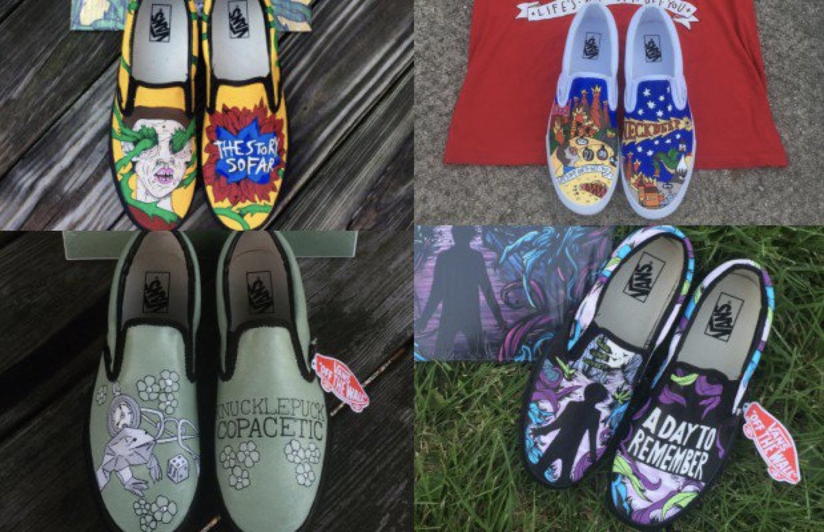 album cover painted vans