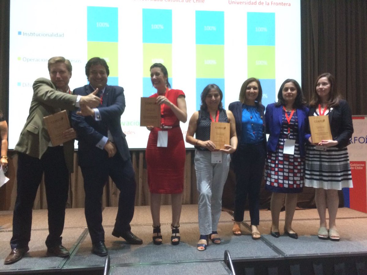 #PremiosTT #Corfo <a href="/RedGTChile/">Red de Gestores Tecnológicos de Chile</a>  premios al posicionamiento de OTL