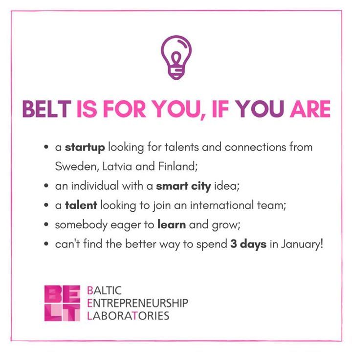 Moro! 

Last call to apply to free 3-days BootCamp in Helsinki. Talents, startups or teams… ift.tt/2exbE5t
