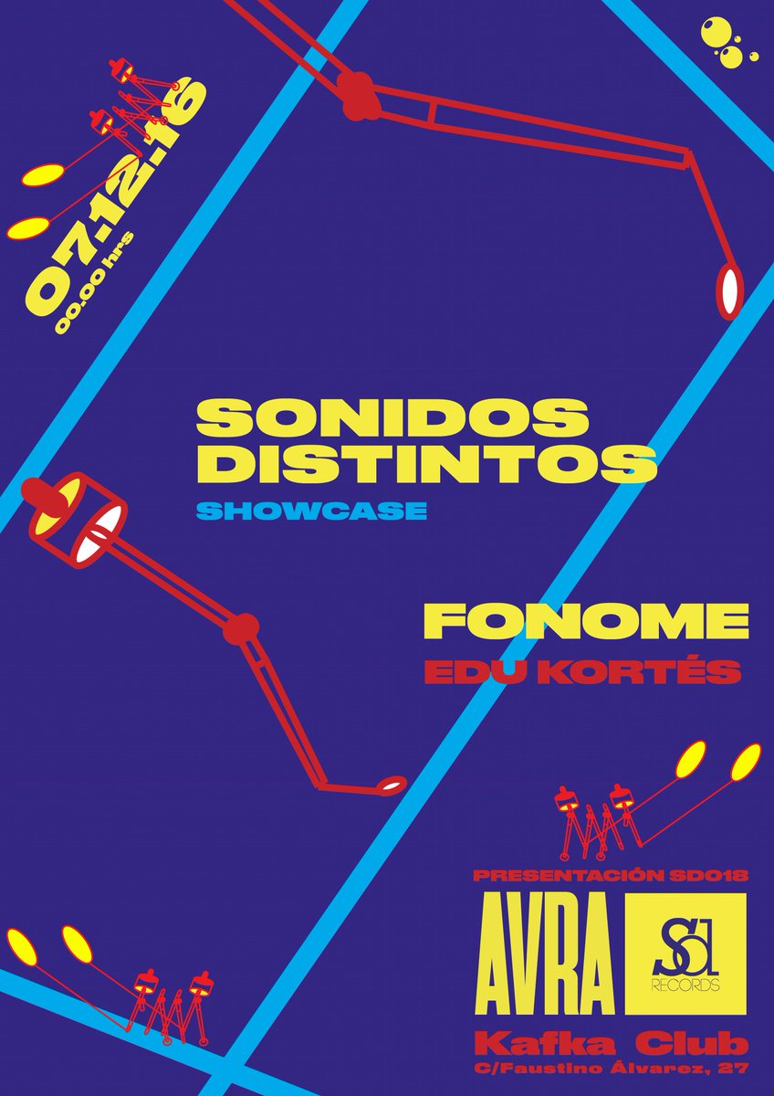 07.12.16 Sonidos Distintos showcase
<a href="/Kafka_Alameda/">Kafka Cub</a> 
w/ <a href="/Fonomefonome/">Fonome</a> + <a href="/edukortes/">Edu Kortés</a> 
Presentación SD018 - 'FONOME - AVRA'