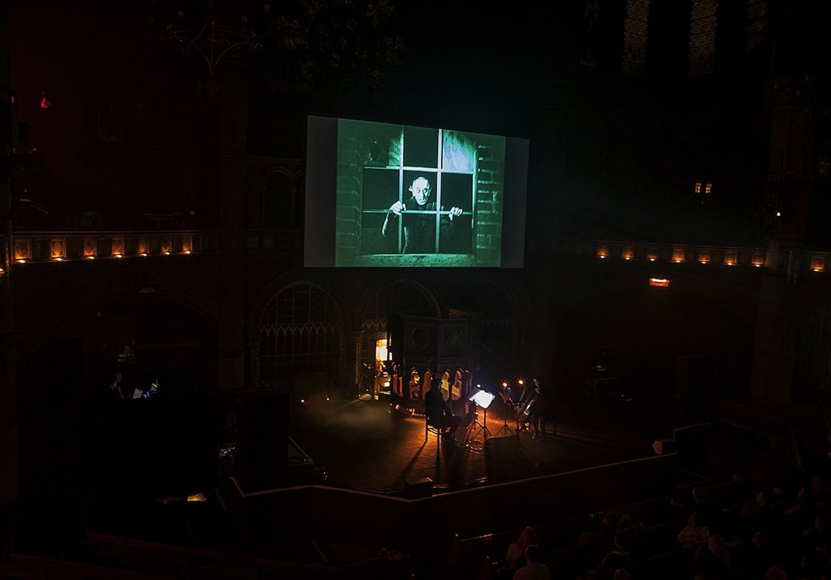 Live for the next 90 mins on channel 2 with <a href="/irene_buckley/">Irene Buckley</a>'s reimagined Nosferatu score from <a href="/UnionChapelUK/">Union Chapel London</a> - nts.live/2
