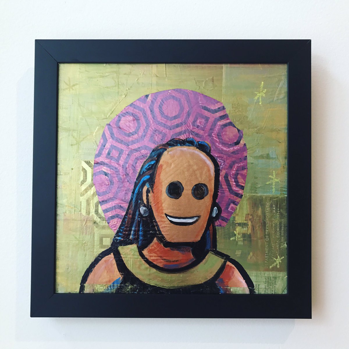 Pantone811's tweet photo. "Thank You Miss Jones" is one of three new pieces that will be part of the @TheWestobouFest SEEDS Show opening this Friday. #westobou https://t.co/0H0gt3BCZP
