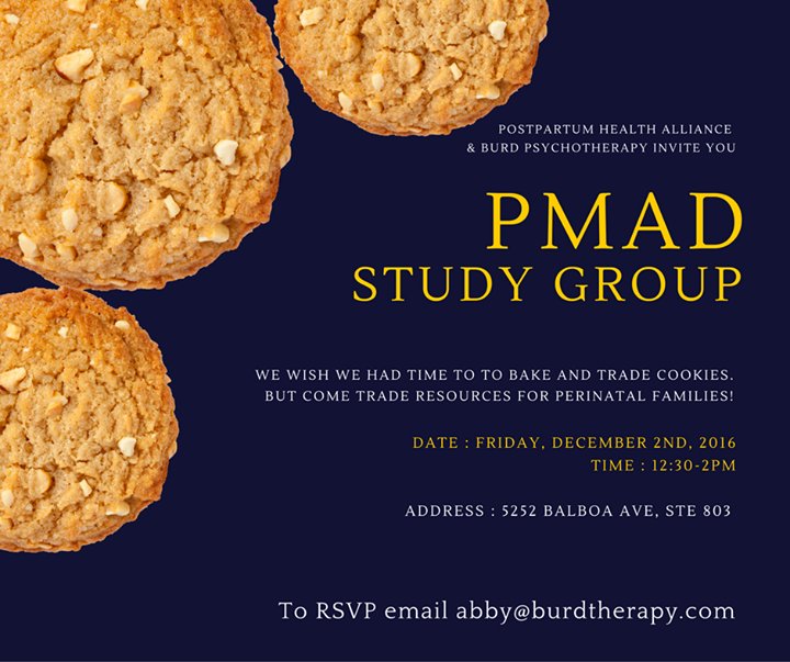 PHASanDiego's tweet photo. PHA’s Study Group this Friday, December 2nd!

RSVP to abby@burdtherapy.com - please share with friends who may be interested. https://t.co/KWzfsyV2rp