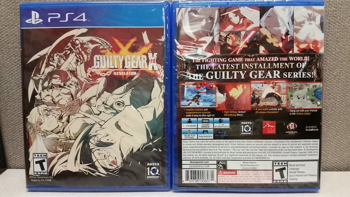 aksysgames's tweet photo. Follow and Retweet for a chance to win a hard copy of Guilty Gear Revelator PS4! NA only, ends Thurs 12/1 at 5pm PST. https://t.co/uCQk0ng67Y