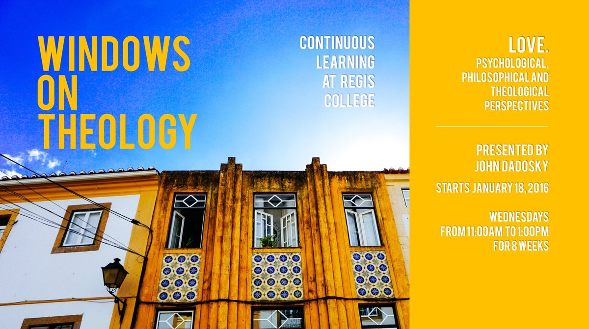 RegisCollege's tweet photo. Registration now open for our January-March continuing learning series: "Windows on Theology"!  Register online at https://t.co/OGP3OnPc28 https://t.co/ED8YNYtl6e