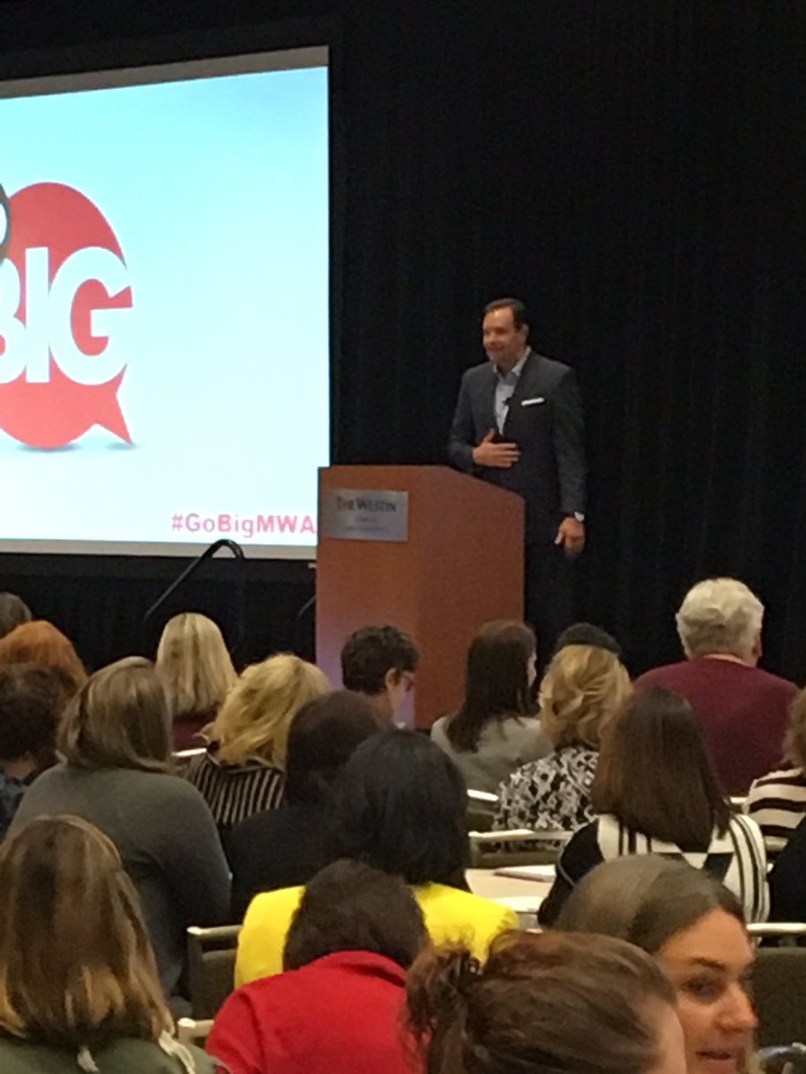 therealcmeyer's tweet image. .@kevindharker is kicking things off! Looking forward to a great afternoon of engaging speakers! #GoBigMWA