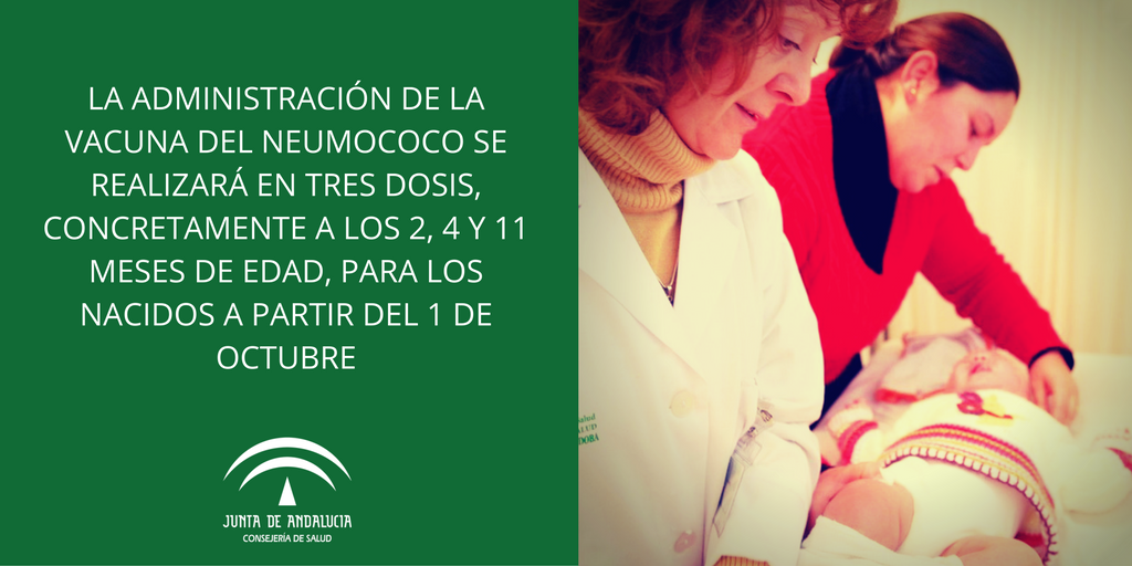saludand's tweet photo. Recuerda: mañana arranca la vacunación del #neumococo en #Andalucía https://t.co/SaCFFBJnDL