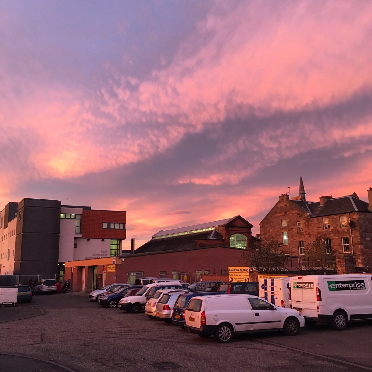 Edinburgh's gone all pink!