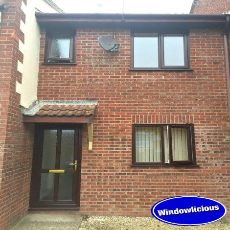 Rosewood window frames and a crucifix door. Creating a draft free home ow.ly/NWyn301WrQK