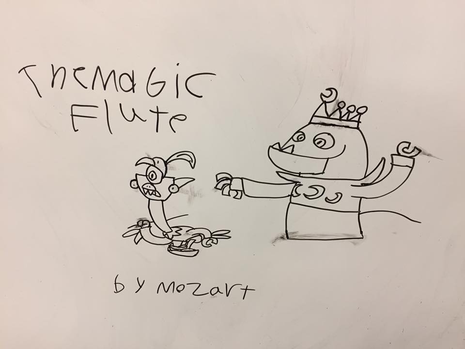 BostLyricOpera's tweet photo. Check out this AWESOME #MagicFlute student art! #operarules #artsmatter #artsed #mozart <3 https://t.co/OVmx6vX7cH