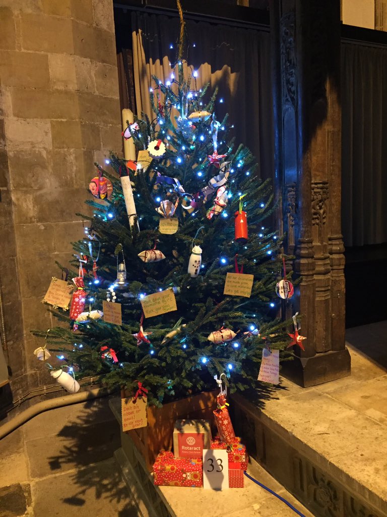 RotaractNorwich's tweet photo. Pop down to St Peter Mancroft Church in #norwich to see our sustainable themed Christmas tree 1st-5th December! https://t.co/mugAYUwvtc
