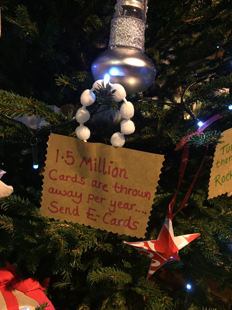 Pop down to St Peter Mancroft Church in #norwich to see our sustainable themed Christmas tree 1st-5th December!