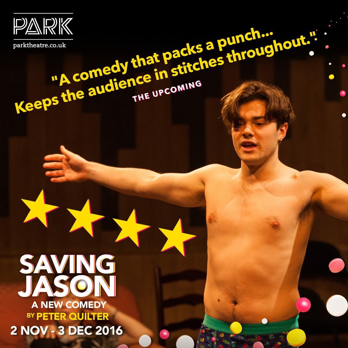 SavingJasonPlay's tweet photo. Only 4 performances left until our fantastic cast leave @ParkTheatre ! Book tickets today at https://t.co/VNSh0axUGK ! https://t.co/4NQw00iJgr