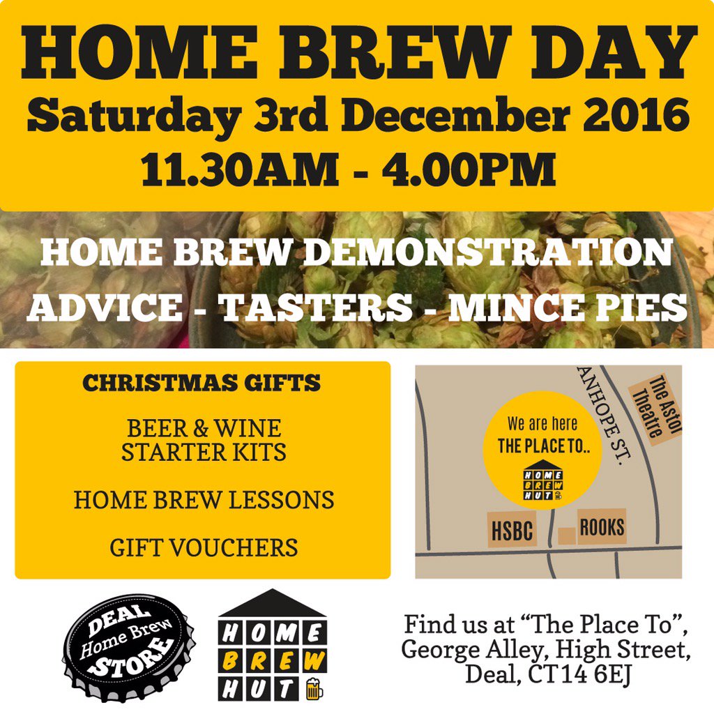 DealHomeBrew's tweet image. This Saturday come on down and meet the team and learn about Home Brew! #dealtown #Walmer #Dover #homebrewing